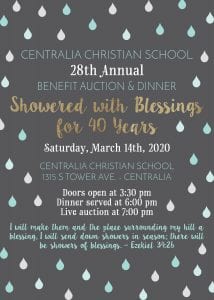 Centralia Christian School's 28th Annual Benefit Auction & Dinner @ Centralia Christian School